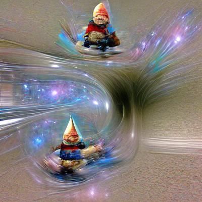Gnomes Soaring Through Hyperspace Fantasy
