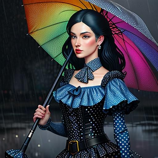 Rainy day girl