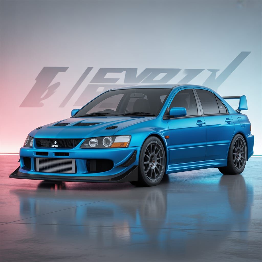 Mitsubishi Lancer Evolution 9 with Racing Bodykit