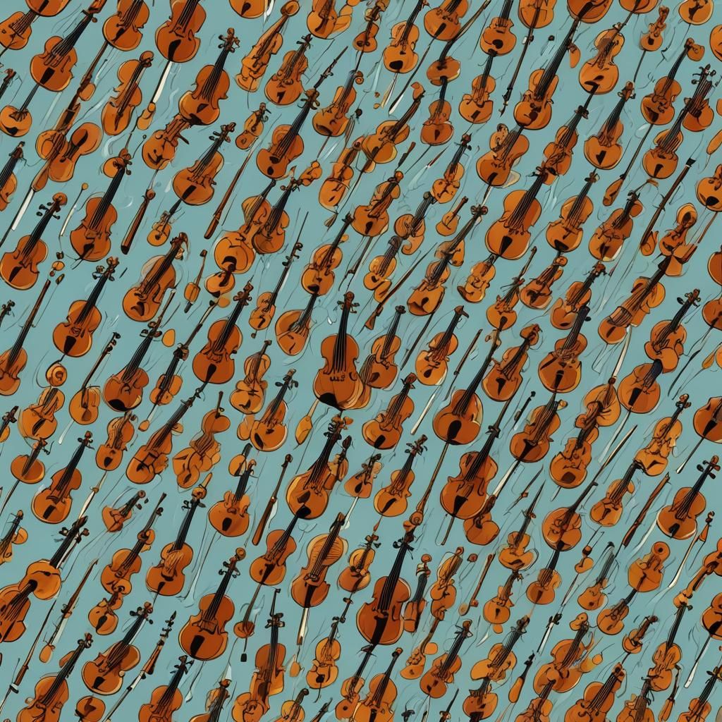 Flowing River of Violins