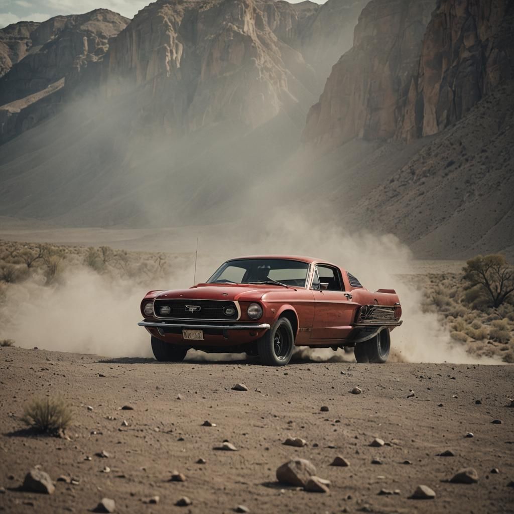 Ford Mustang: Cinematic Film Still