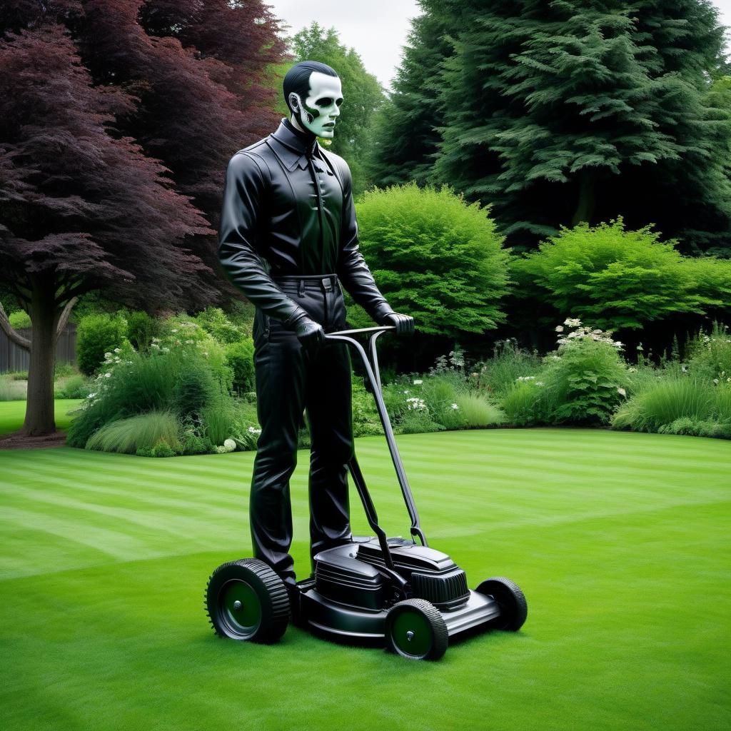 Goth Mower Man