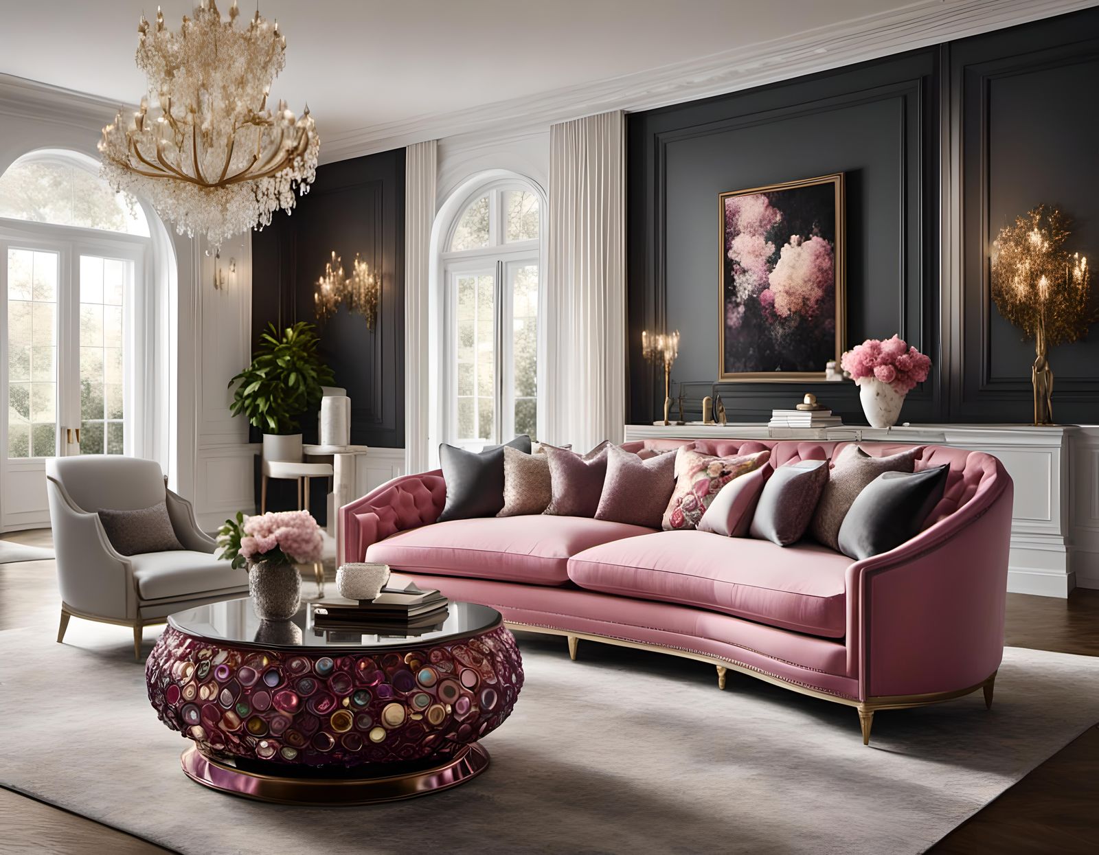 Designer Purse in Modern Feminine Dwelling