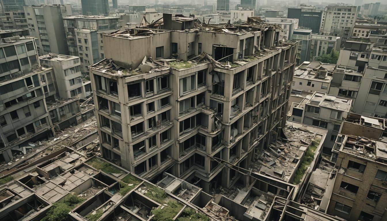 Post-Apocalyptic Urban Decay: Haunting Cityscapes Reclaimed ...