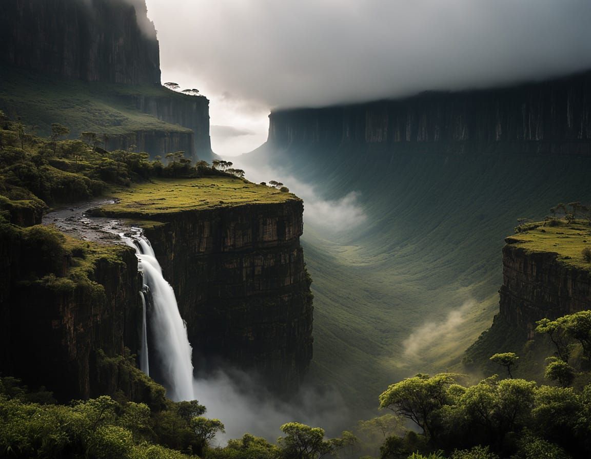 Majestic Mount Roraima Rises from the Venezuelan Jungle