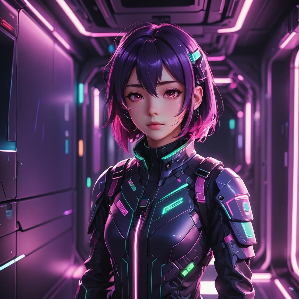 Among Us Crewmate Portrait in 3D Anime Style