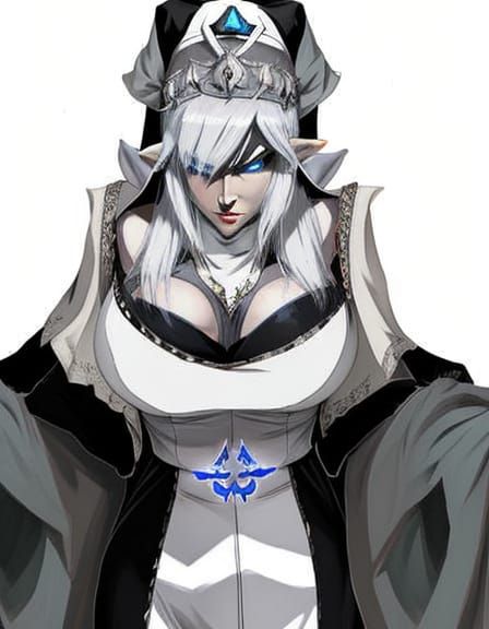 Zelda Inspired Nun in Fierce Deity Style