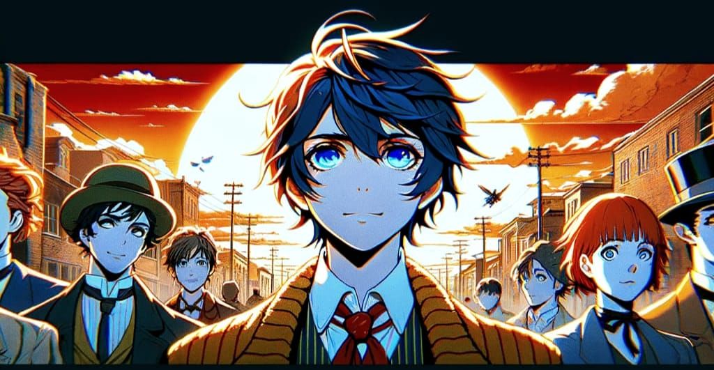 Anime-Inspired Banner for Cinematic Experience