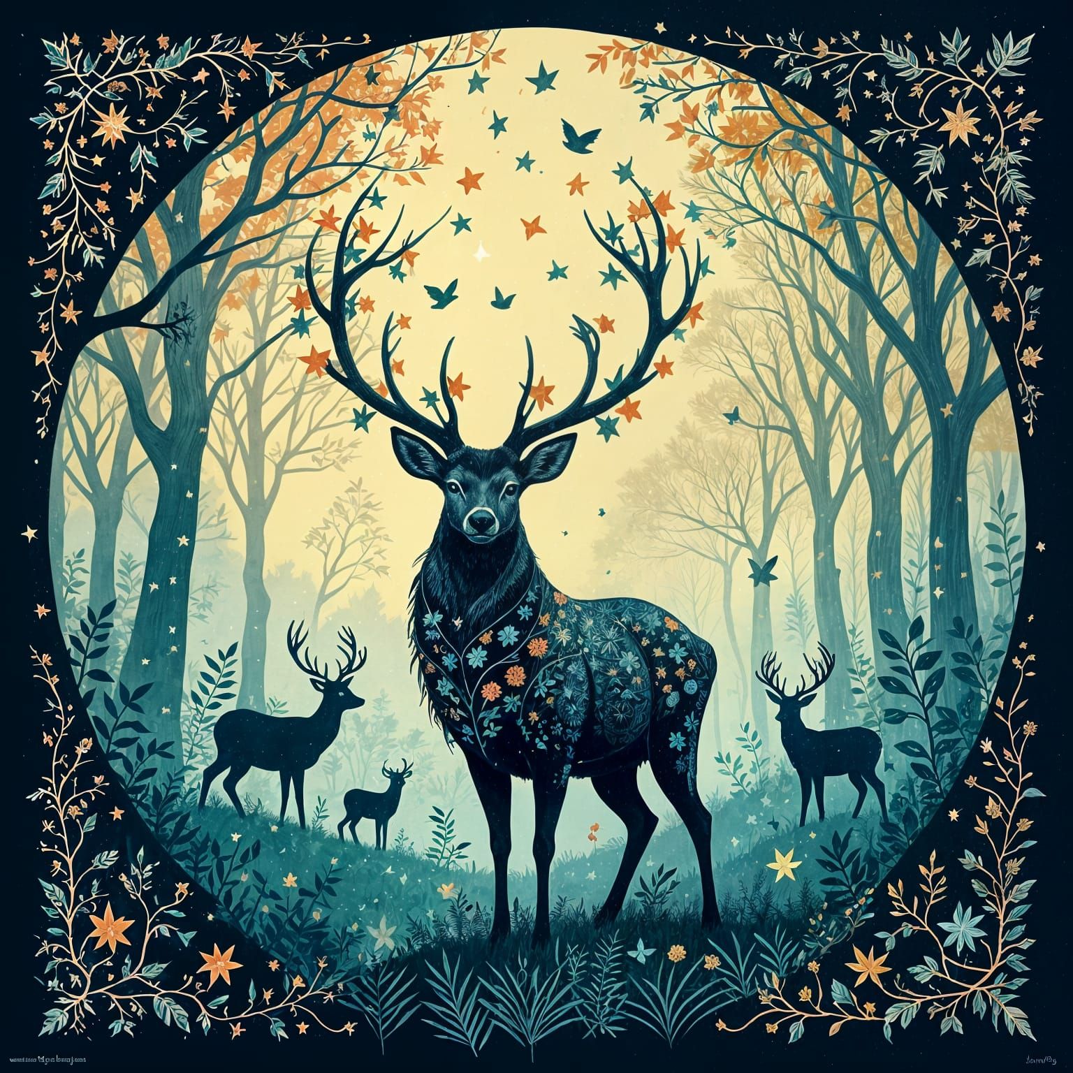 Luminous Stag in Forest of Stars