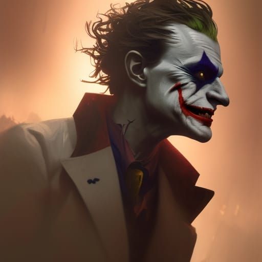 Joker Dark Fantasy Concept Art in 8K