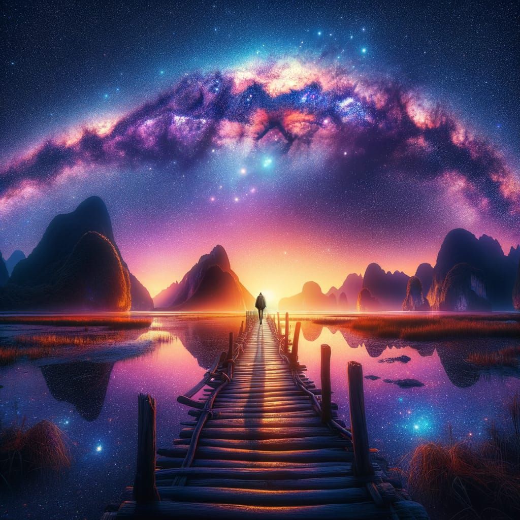 Stunning Celestial Landscape in UltraHD HDR