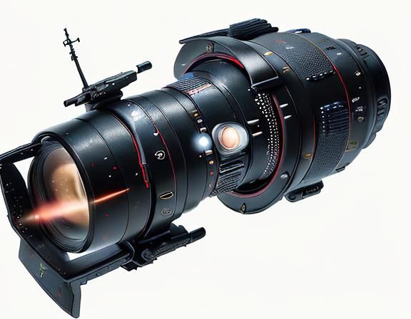 Space Battleship Yamato in Space: Professional Photo