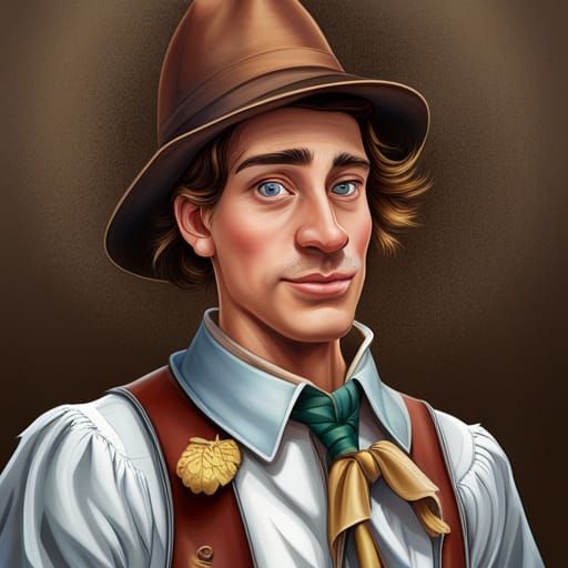 German Disney Prince in Traditional Attire