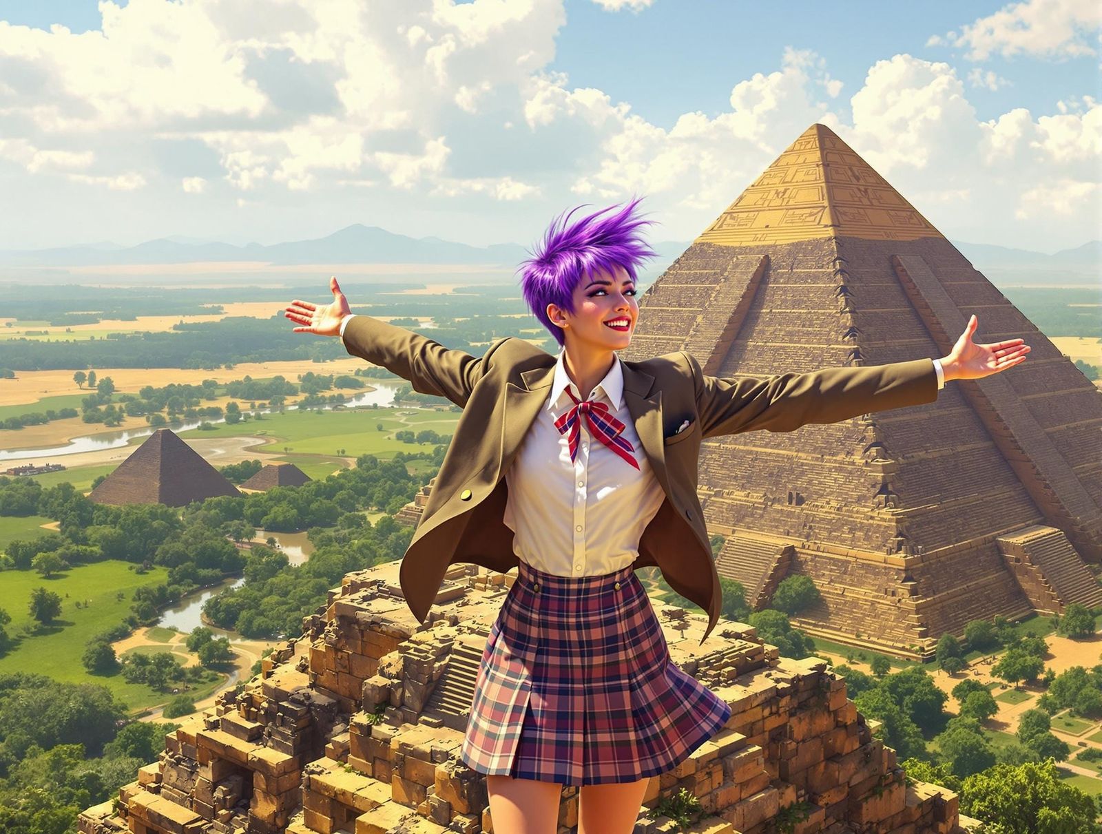 Spirit of Rebellion on Ancient Egyptian Pyramid