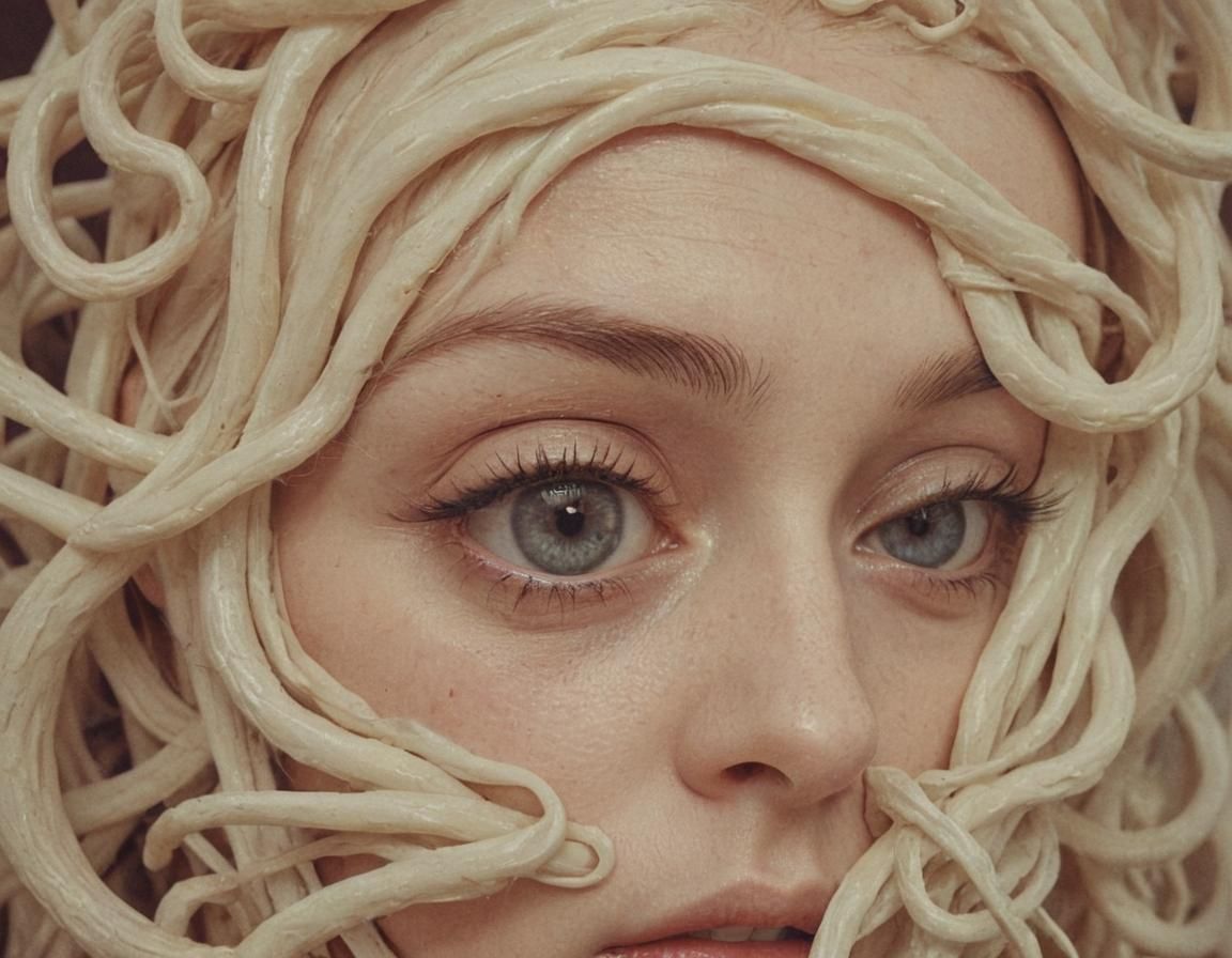 Eldritch Macro Photography in Retro Style