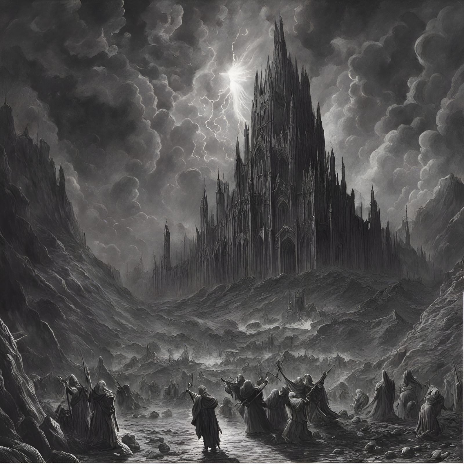 Sodom and Gomorrah Destroyed: Heavy Metal Cover Art