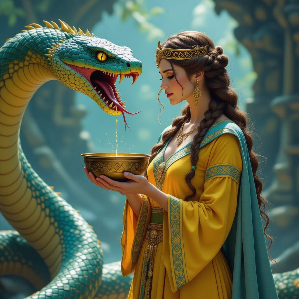 Sigyn and the Serpent: A Dramatic Norse Scene