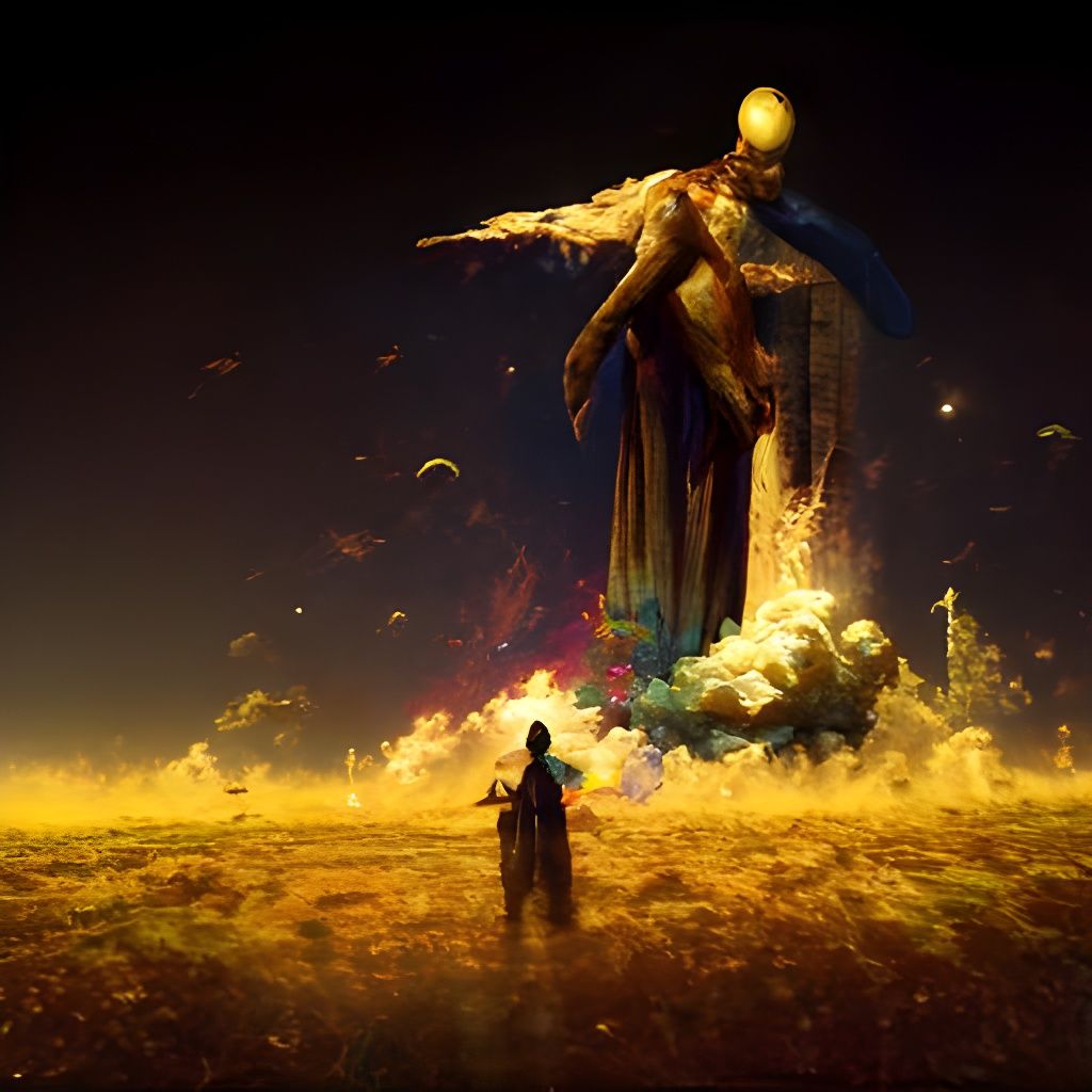 Astral Apotheosis: Galactic Incarnate in 3D