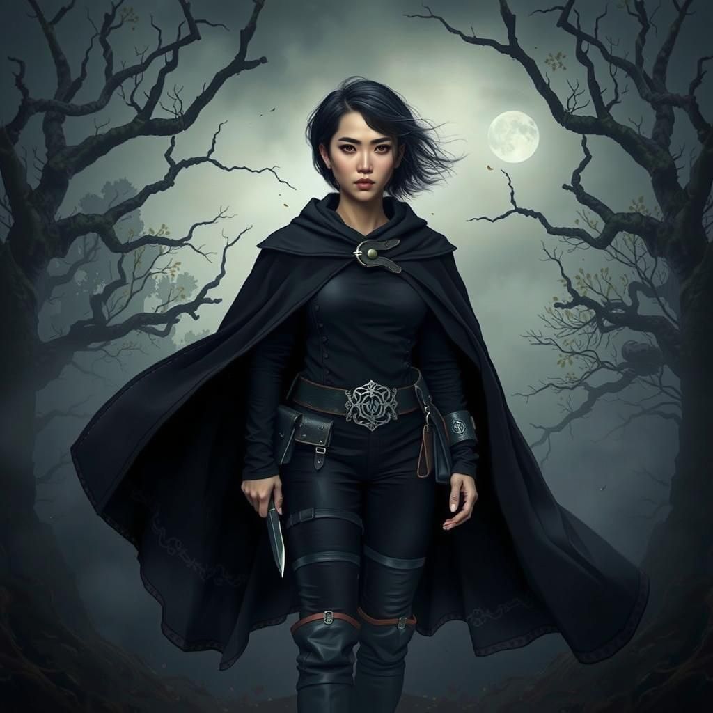 Mysterious Thai Bounty Hunter in Dark Forest