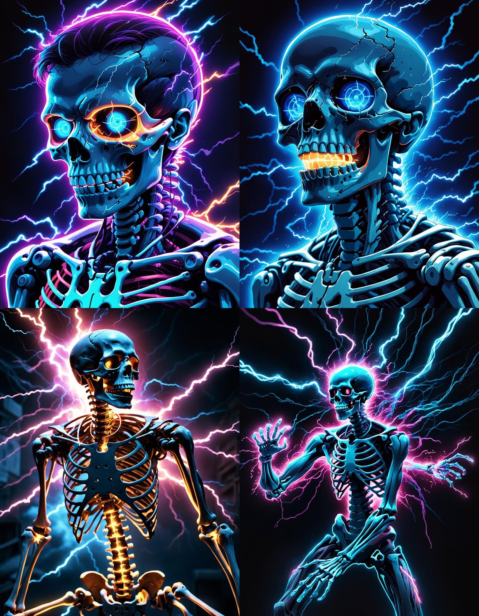 Electrocution Reveals Skeleton in Sega Genesis Palette