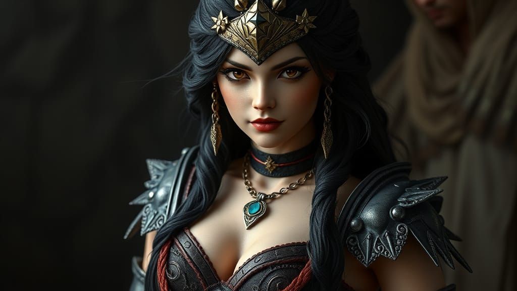 Ethereal Gothic Victorian BJD Doll in Xena Warrior Princess ...