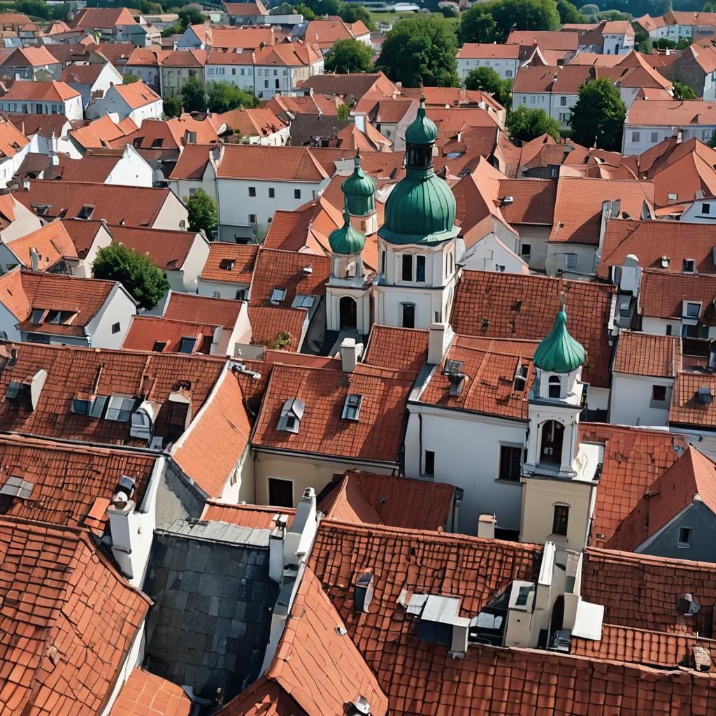 Rooftops of Szentendre: A Picturesque Cityscape
