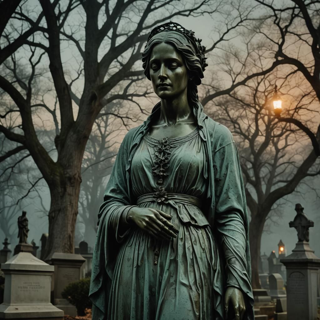 Cursed Object / The Bronze Lady. Statue located in Sleepy Ho...