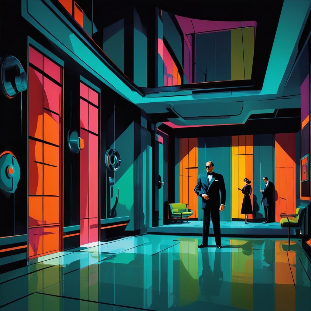 Villain's Lair Hosts Superheroes in 1960s Style