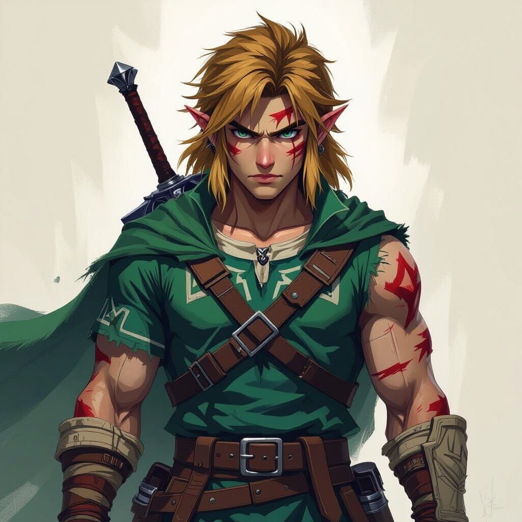 Heroic Link Confronts Ganondorf in Epic Concept Art