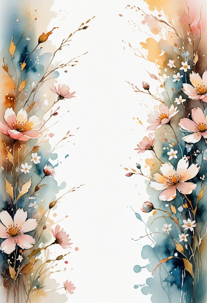 Vibrant Blooms on a Dreamy Road to Heaven