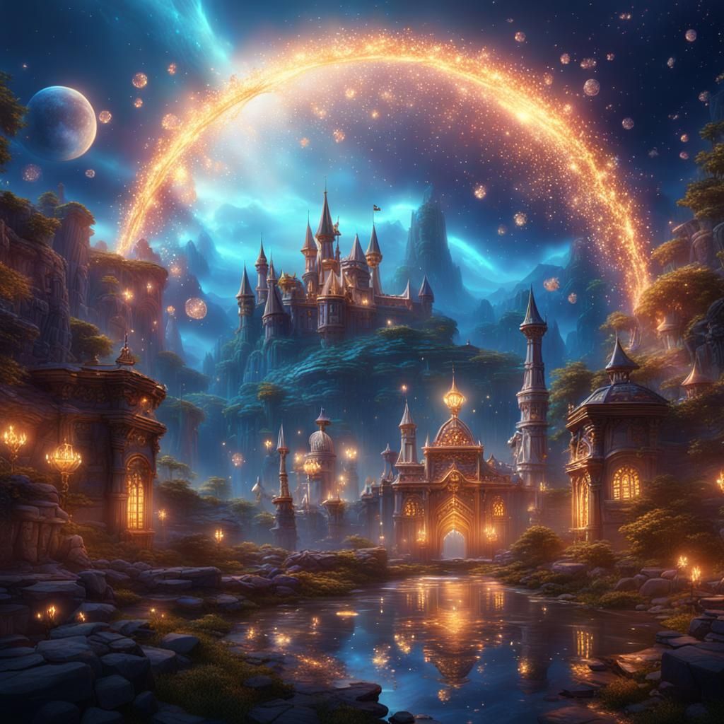 Sparkling World of Magic and Light: Fantasy Art