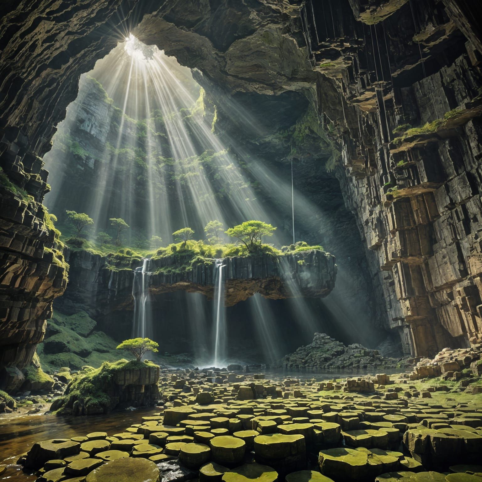 Fantasy Landscape: Son Doong Cave and Giant's Causeway