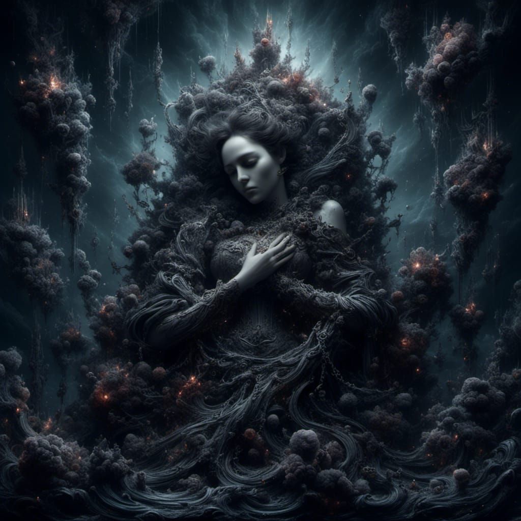 Hourglass Reflections: Mental Freedom and Inner Conflict