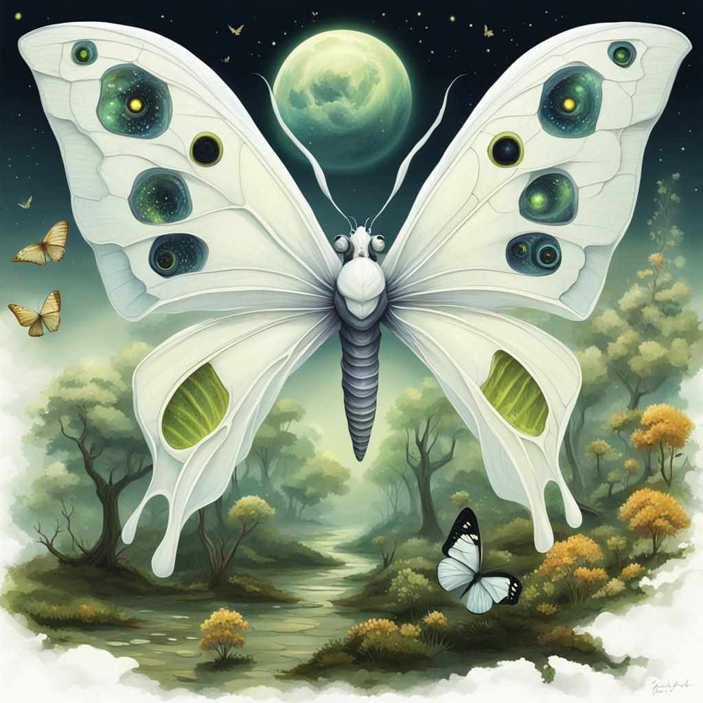 Alien Exoplanet: Butterfly and Moth Lifeforms