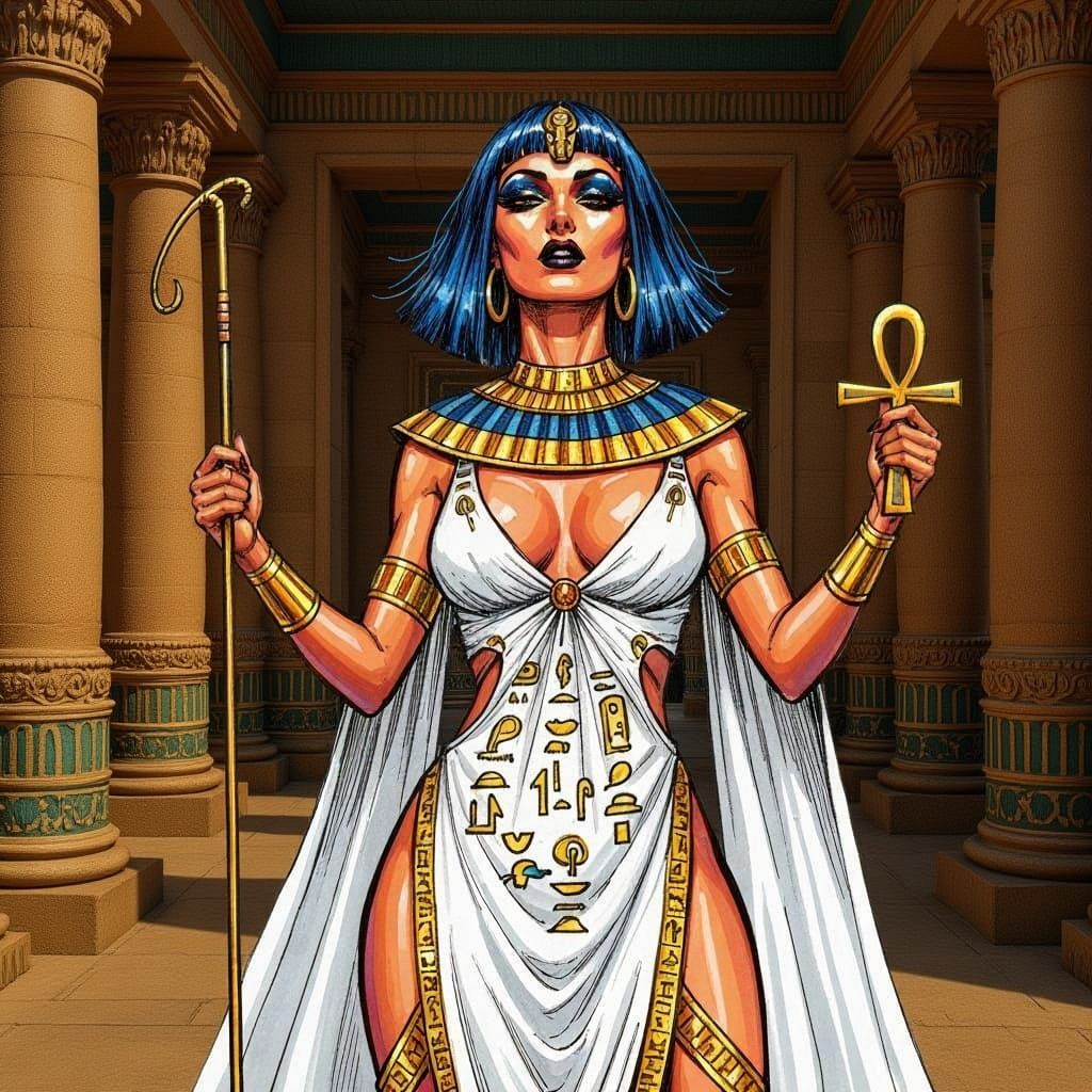 Egyptian Temple Wall Art