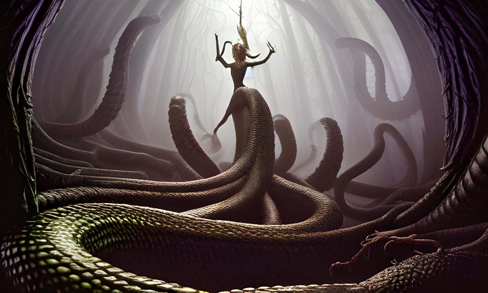 Eels and Dryads: The Final Confrontation in Gouache