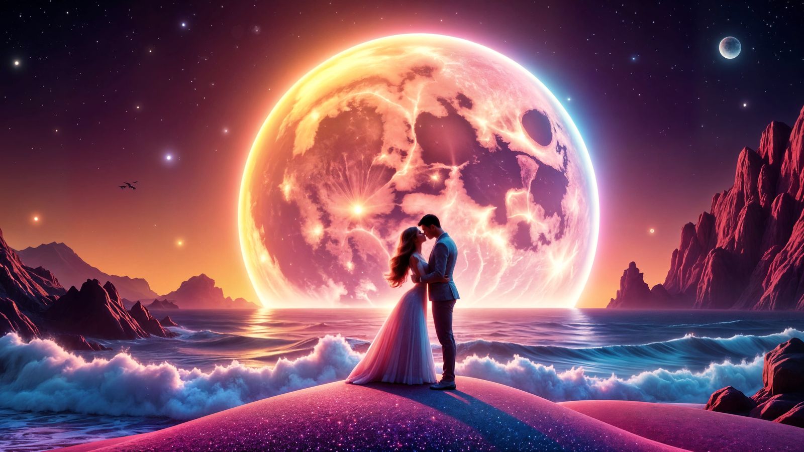 Les Amoureux Au Clair De Lune