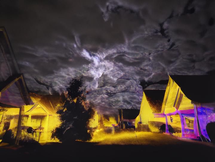 Abstract Smoke Art: Evoking Fear in 8K