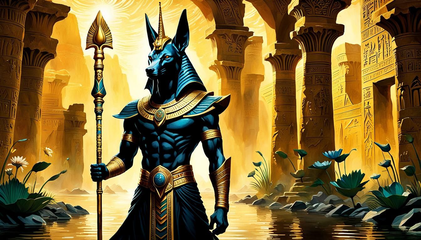 Anubis, the Egyptian God of the Dead and the Underworld