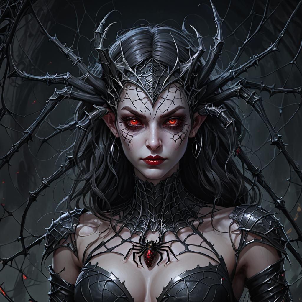 Lolth: The Spider Queen Hybrid Portrait