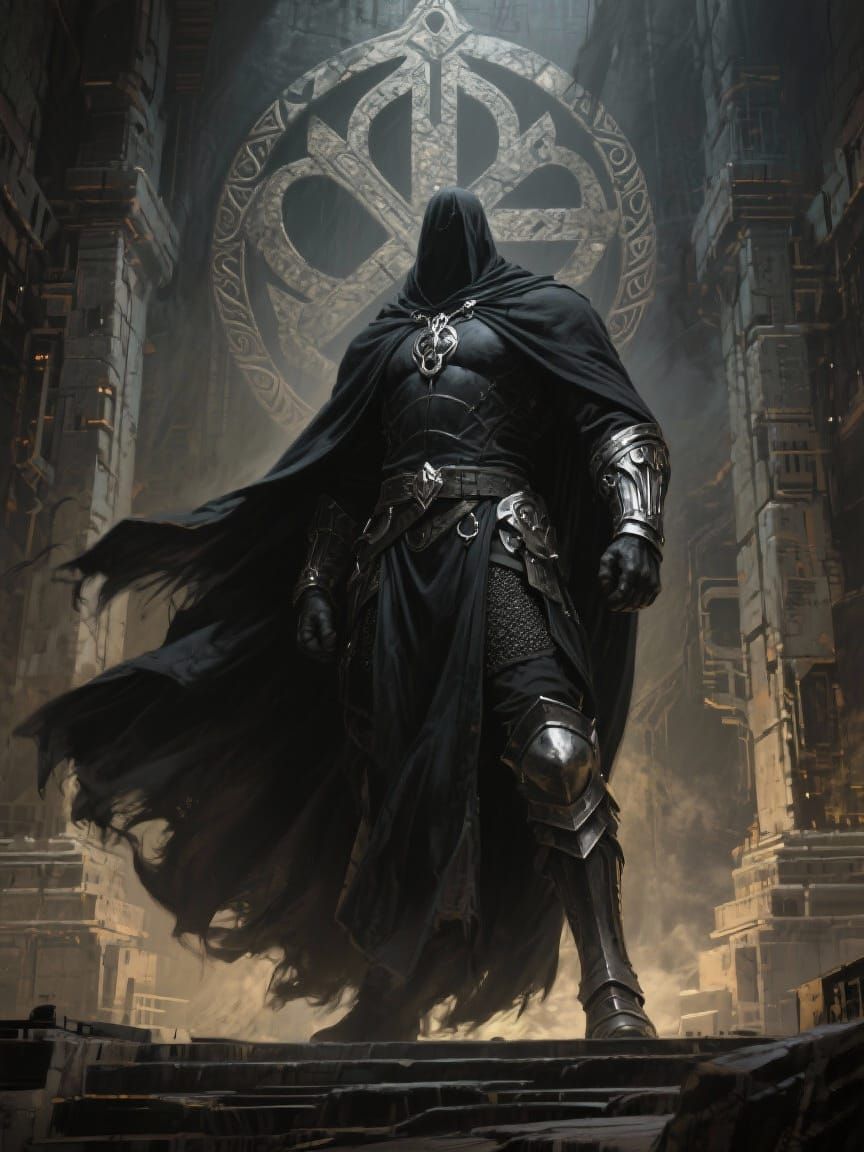 Noble Dark Guardian of the Temple in Silver