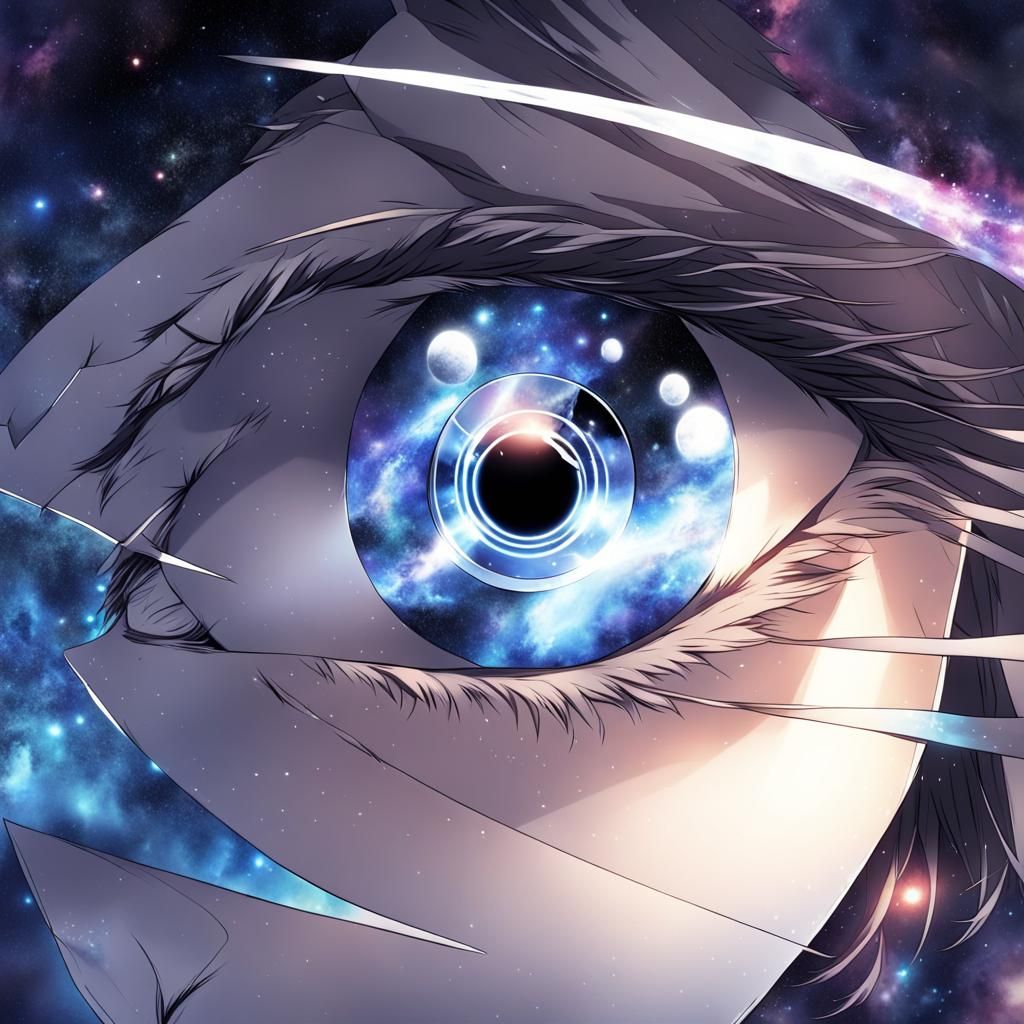 Galactic Eye in Anime Style