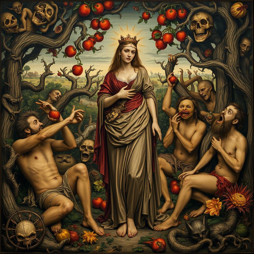 Seven Deadly Sins in the Garden of Eden