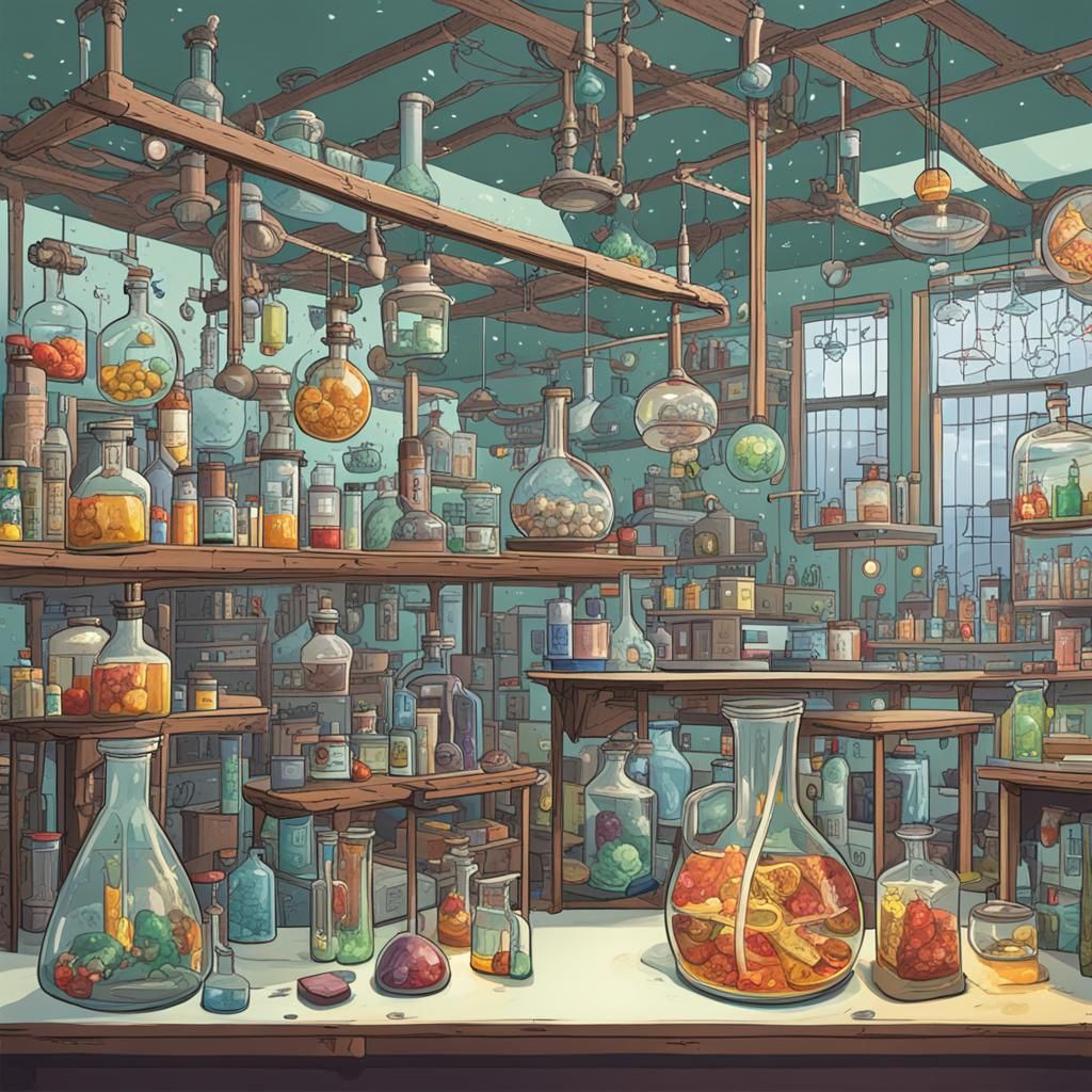 AI Generated Image of Science Concept