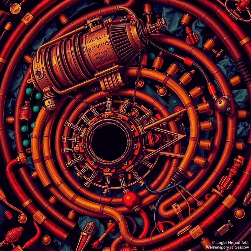 H.G. Wells Nautilus Submarine Concept Art