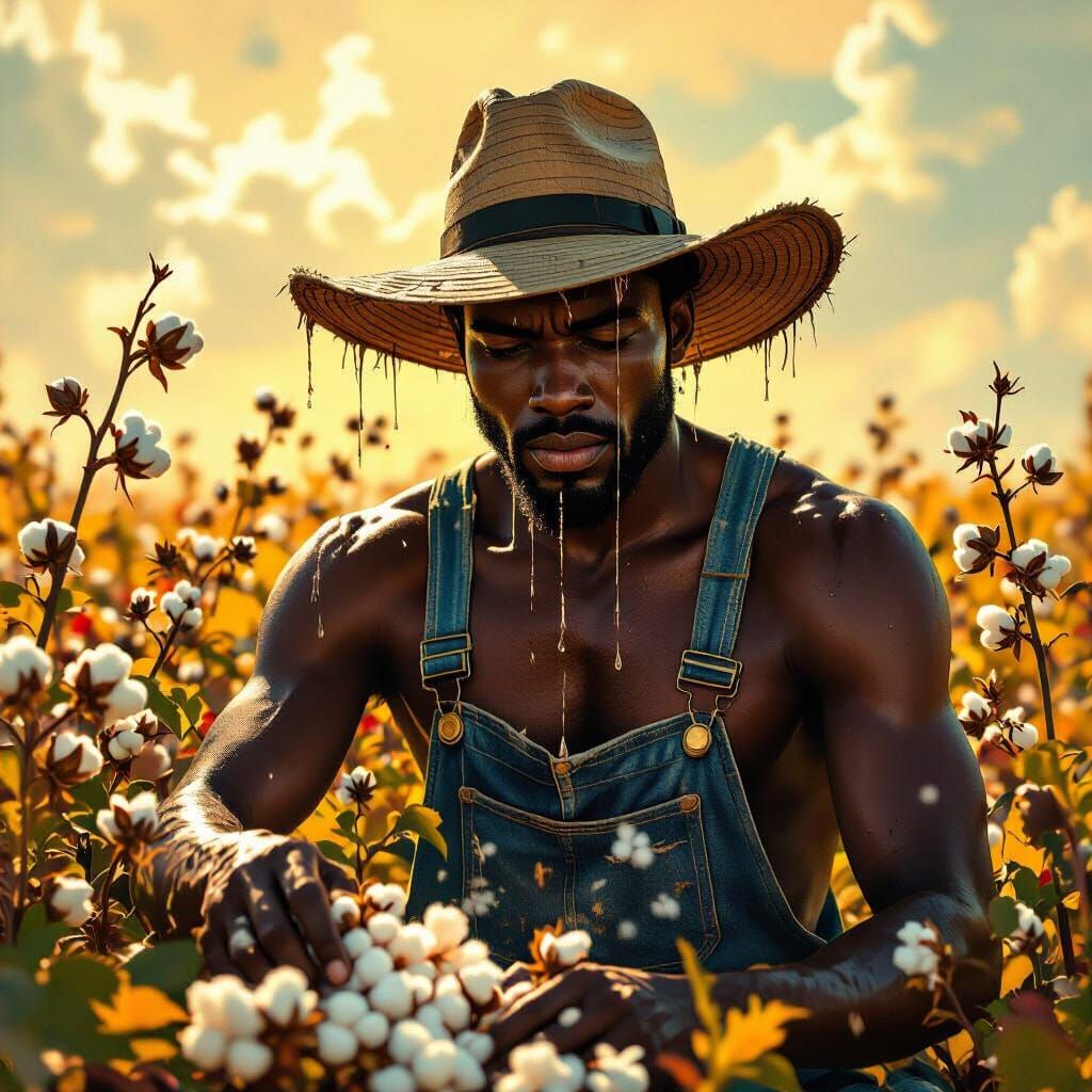 Cotton Harvester in Matte Painted Fantasy Style