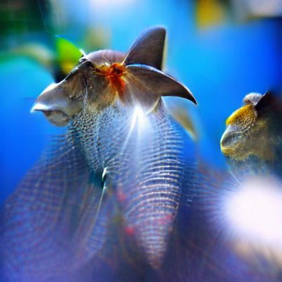 Hybrid Monkey Shark Creature: Professional Photography
