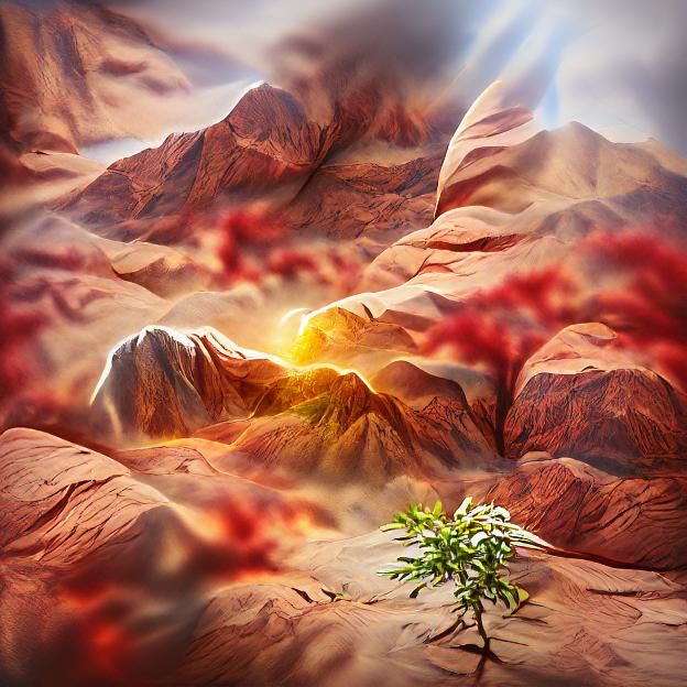 Mount Sinai Burning Bush Concept Art