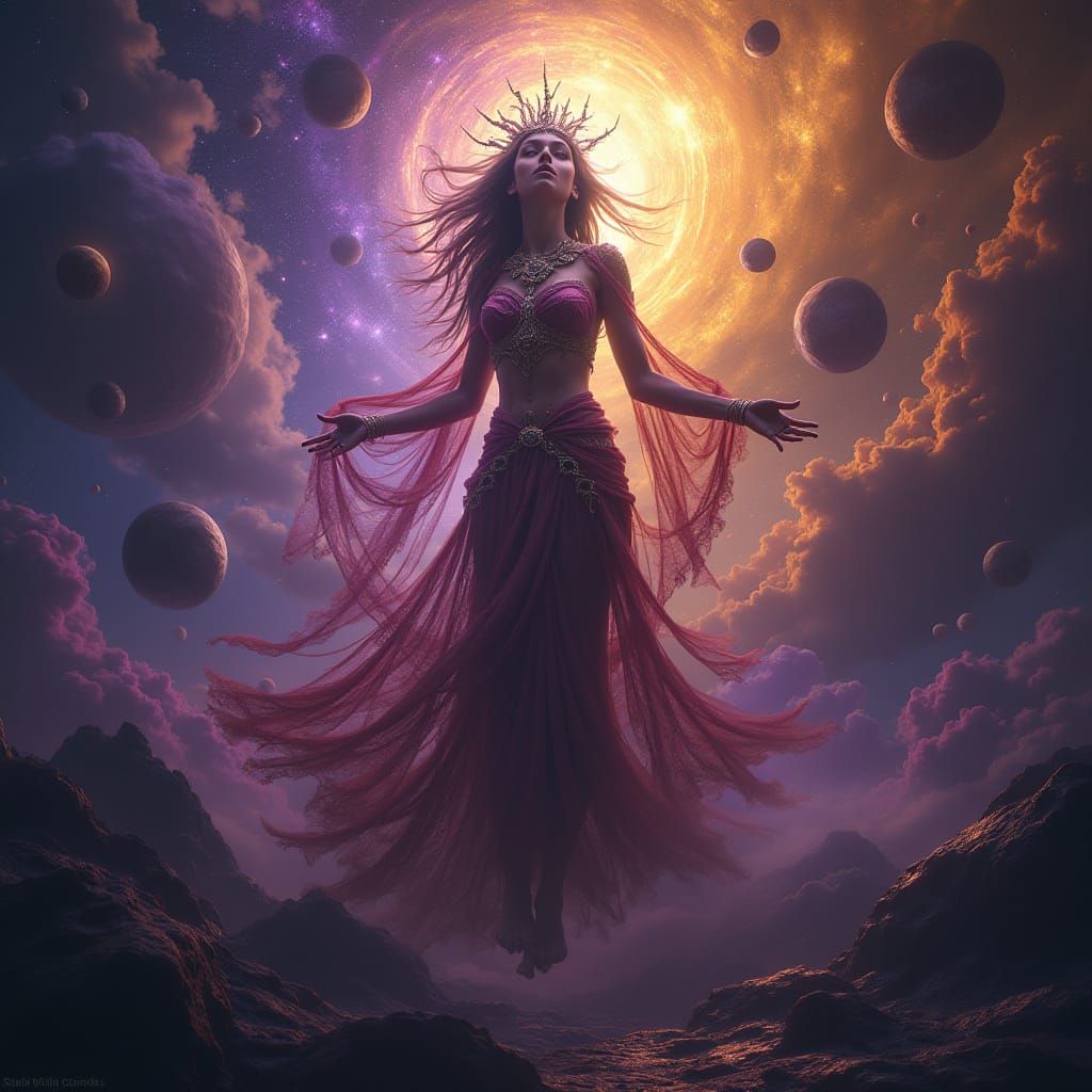 Mother of Universes in Cosmic Celestial Style