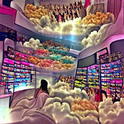 Ethereal Golden Sunlight Through Clouds